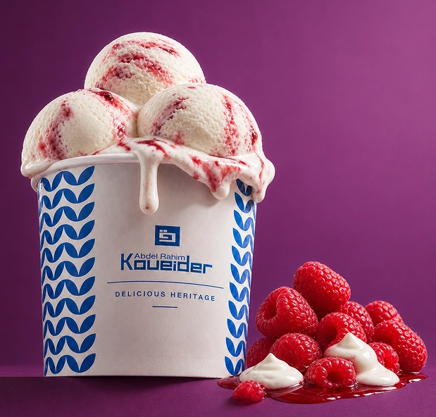 Yogurt & Berries Ice Cream