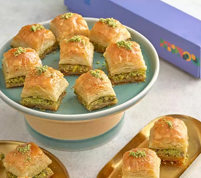 Turkish Baklava With Pistachio