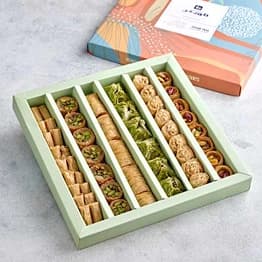Assorted Oriental Treats Sweets With Honey