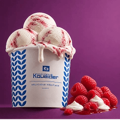 Yogurt & Berries Ice Cream
