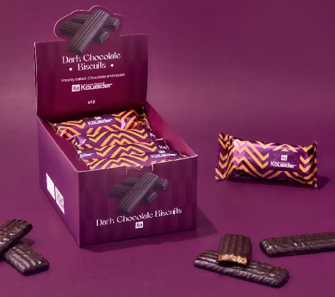 Box Dark chocolate Biscuits 12pc